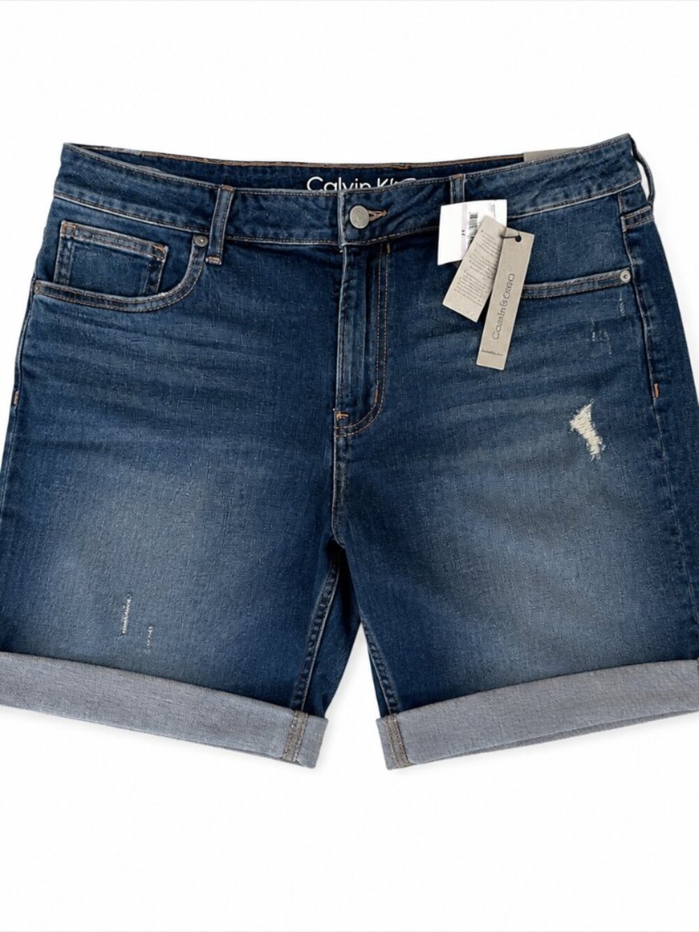 Calvin Klein Jeans Denim Bermuda Shorts Size 32 NWT